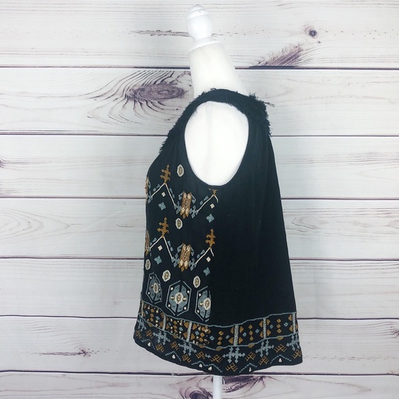 ANTHROPOLOGIE Akemi + Kin Firelight Fringe Tank S - Picture 6 of 8